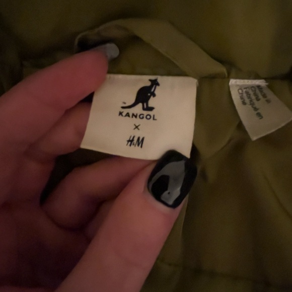 NWOT Kangol x H&M Reflective Hi-Vis Puffer Jacket Coat size XS - Picture 10 of 13